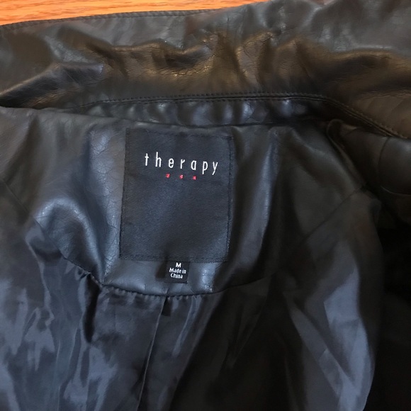 Amazing fringe faux leather jacket NWOT - Picture 5 of 6